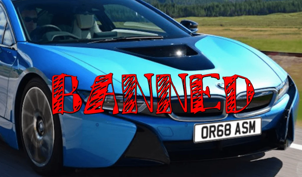 Banned Dvla Number Plates That Are Rude Or Offensive